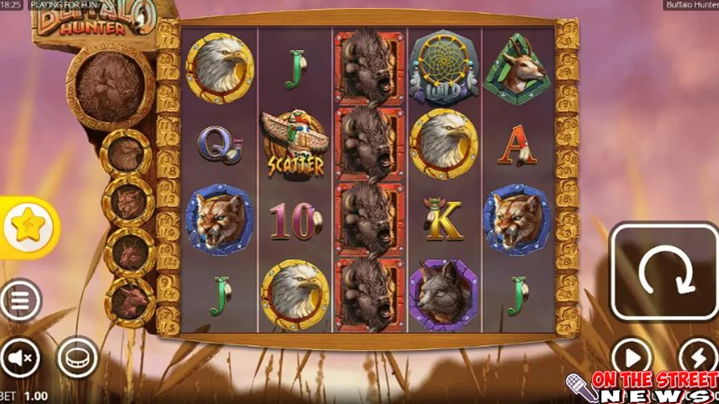 Savana dalam Slot Online Buffalo Hunter 1982