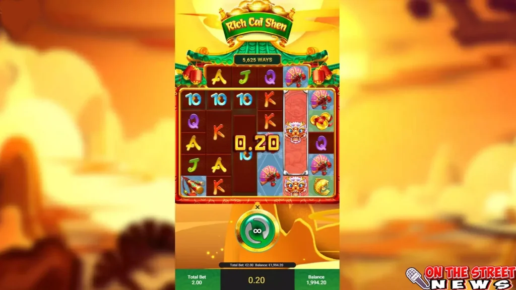 Rich Caishen Dampak Jumlah 10 Payline Bonus